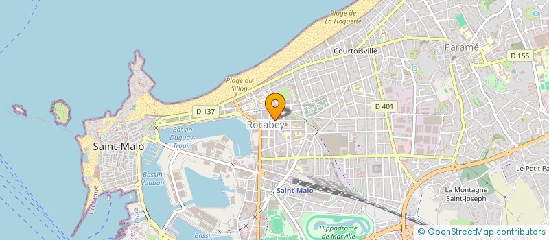 localisation de l'entreprise SCCV MALOBAT à SAINT-MALO