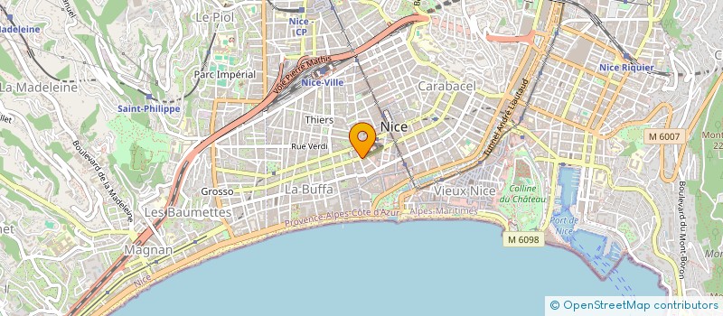 localisation de l'entreprise SCCV MAPS à NICE
