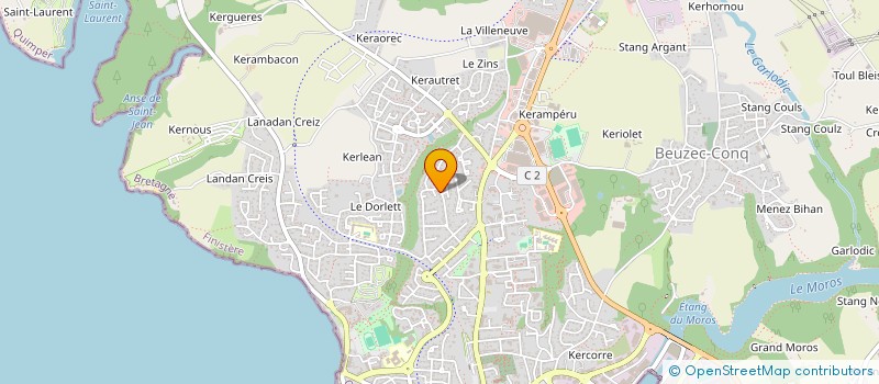 localisation de l'entreprise SCCV MARIE-CLAUDE  CONCARNEAU