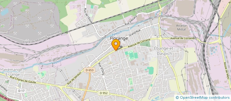 localisation de l'entreprise SCCV MARIE LOUISE à FLORANGE