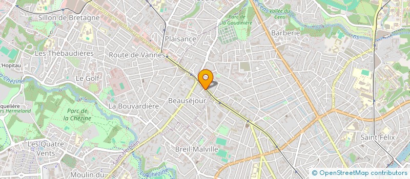 localisation de l'entreprise SCCV MARIE THERESE  SAINT-HERBLAIN