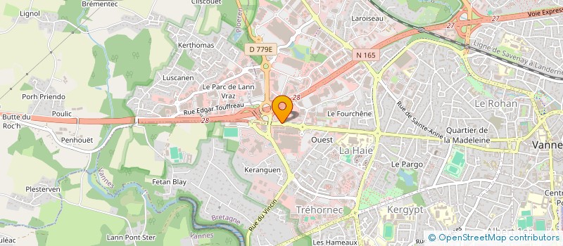 localisation de l'entreprise SCCV MARIOTTE à VANNES