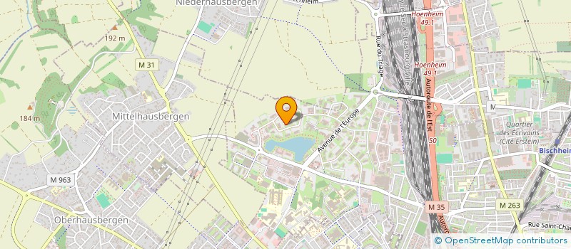 localisation de l'entreprise SCCV MARJOLAINE  SCHILTIGHEIM