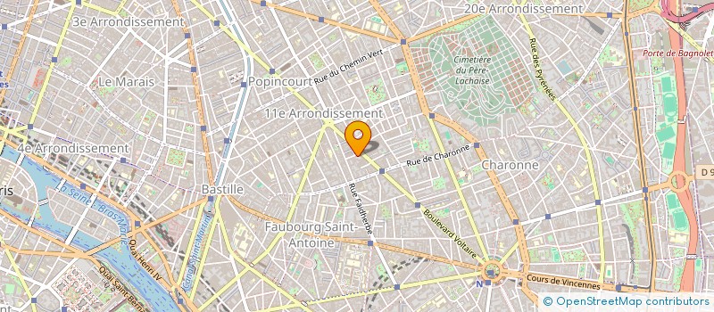 localisation de l'entreprise SCCV MARQUETTE HAMEAU D'YPRES à PARIS