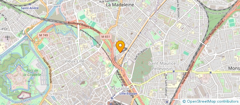 localisation de l'entreprise SCCV MARSEILLE MONTOLIVET à LA MADELEINE