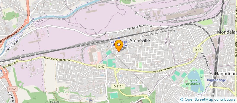 localisation de l'entreprise SCCV MARTEL VITTAL SHOP à AMNEVILLE