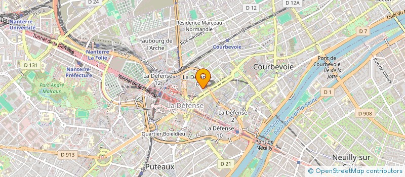 localisation de l'entreprise SCCV MASSY NOUAILLE  COURBEVOIE