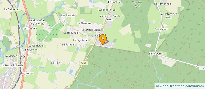 localisation de l'entreprise SCCV MATHIEU  SAINT-SULPICE-LA-FORET