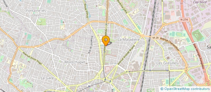 localisation de l'entreprise SCCV MAZ8 à DIJON