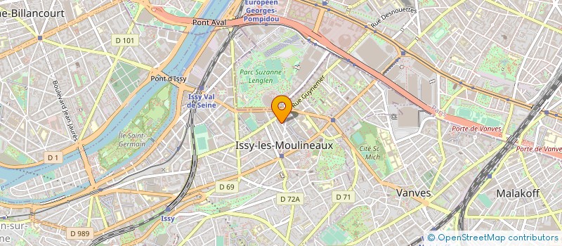 localisation de l'entreprise SCCV MEAUX BRICONNET à ISSY-LES-MOULINEAUX