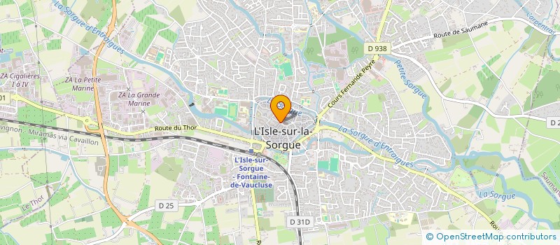 localisation de l'entreprise SCCV MEDI BUILT  L ISLE SUR LA SORGUE