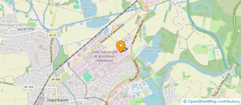 localisation de l'entreprise SCCV MEINAU JARDINS  BISCHHEIM