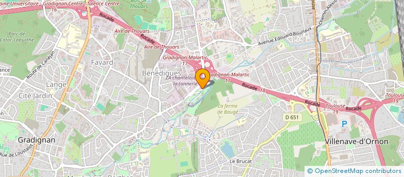 localisation de l'entreprise SCCV MERIGNAC LES ONTINES  VILLENAVE-D'ORNON