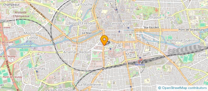 localisation de l'entreprise SCCV MERMOZ à RENNES