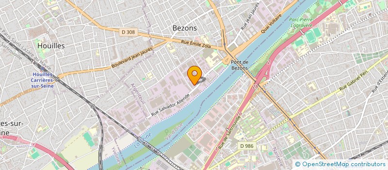 localisation de l'entreprise SCCV MIRE  BEZONS