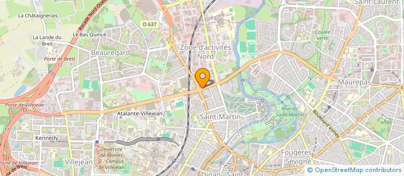 localisation de l'entreprise SCCV MOGADOR à RENNES