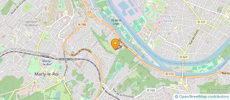 localisation de l'entreprise SCCV MON BUISSON  LOUVECIENNES