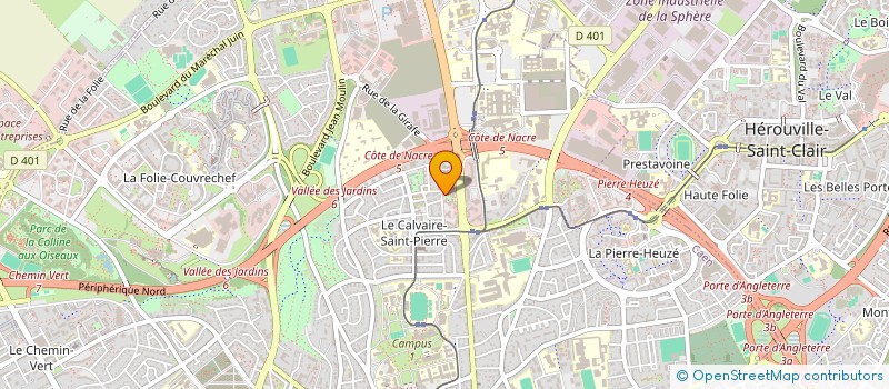 localisation de l'entreprise SCCV MONDEVILLE 34 ZOLA à CAEN