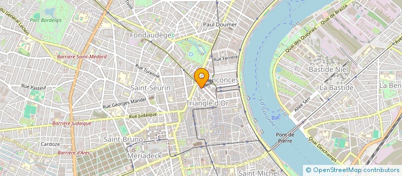 localisation de l'entreprise SCCV MONIER à BORDEAUX