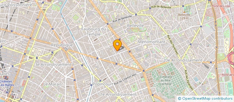 localisation de l'entreprise SCCV MONT-LOUIS à PARIS