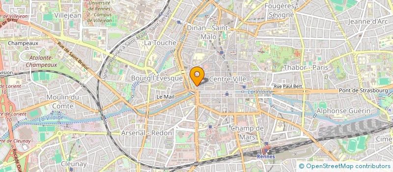 localisation de l'entreprise SCCV MONTAIGNE ROOSEVELT à RENNES