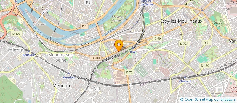 localisation de l'entreprise SCCV MONTLHERY 71 ROUTE D'ORLEANS  ISSY-LES-MOULINEAUX