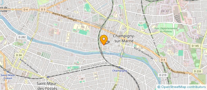 localisation de l'entreprise SCCV MONTREUIL PETITS PECHERS  CHAMPIGNY-SUR-MARNE
