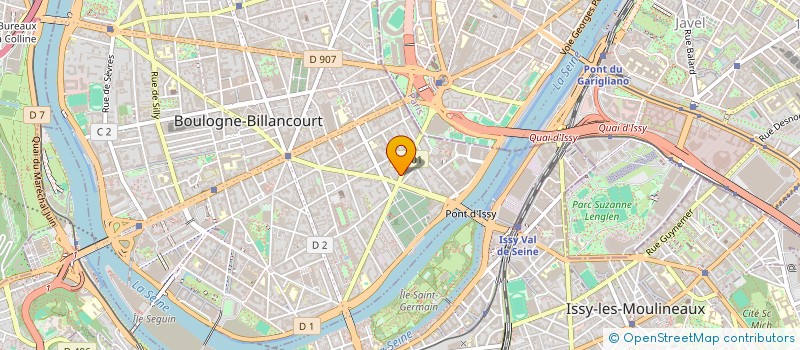 localisation de l'entreprise SCCV MONTROUGE ARTHUR AUGER à BOULOGNE-BILLANCOURT