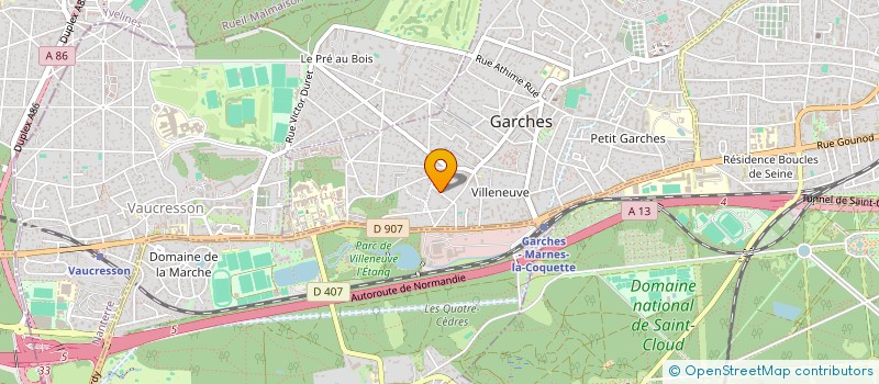 localisation de l'entreprise SCCV MONTROUGE REPUBLIQUE à GARCHES