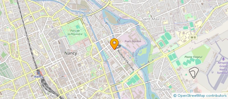localisation de l'entreprise SCCV NANCY CINQ PIQUETS à NANCY