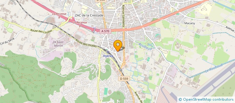 localisation de l'entreprise SCCV NERUDA  HYERES