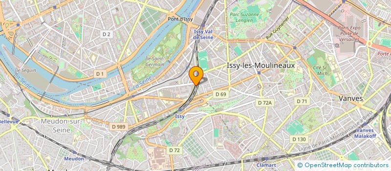localisation de l'entreprise SCCV NESLES à ISSY-LES-MOULINEAUX