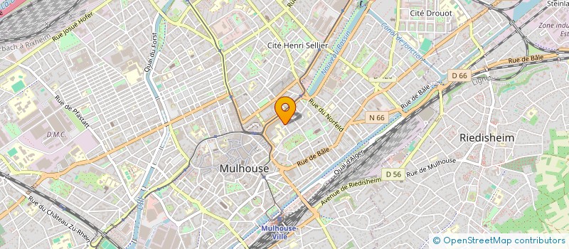 localisation de l'entreprise SCCV NEUBERG à MULHOUSE