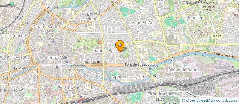 localisation de l'entreprise SCCV NEXTOFFICE 2 à RENNES