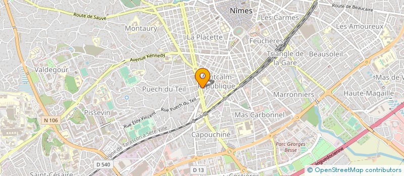 localisation de l'entreprise SCCV NIMES BONFA à NIMES