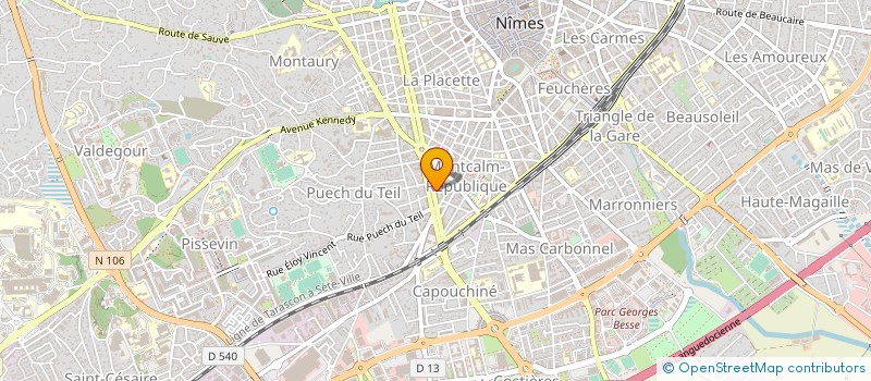 localisation de l'entreprise SCCV NIMES TELEGRAPHE à NIMES