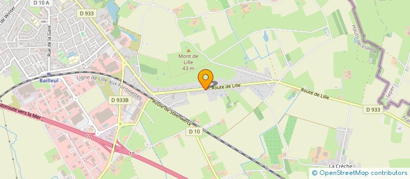 localisation de l'entreprise SCCV NOEL LAGACHE à BAILLEUL
