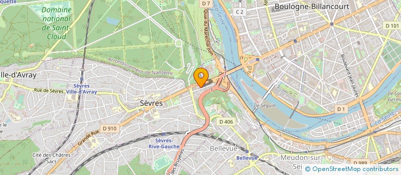 localisation de l'entreprise SCCV NOISY LE GRAND 1 à BOULOGNE-BILLANCOURT