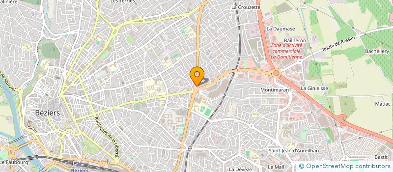 localisation de l'entreprise SCCV NORIA FRONTIGNAN  BEZIERS