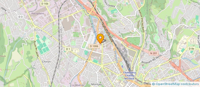 localisation de l'entreprise SCCV OAP GARE SUD  CHAMBERY