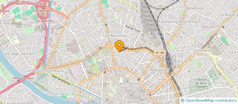 localisation de l'entreprise SCCV OHM à TOULOUSE