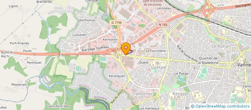 localisation de l'entreprise SCCV OLYMPE à VANNES