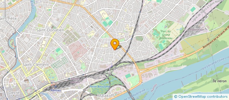 localisation de l'entreprise SCCV OLYMPEA à NANTES