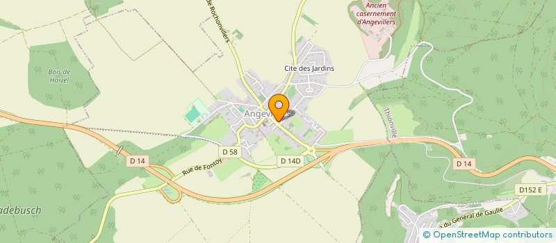 localisation de l'entreprise SCCV OP CREATIONS  ANGEVILLERS