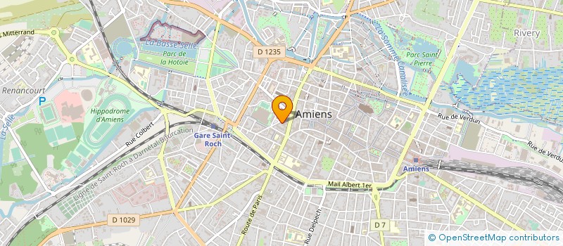 localisation de l'entreprise SCCV ORPHEE à AMIENS