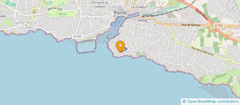 localisation de l'entreprise SCCV OUEST LOTIR à PORNIC