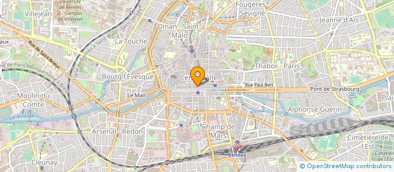 localisation de l'entreprise SCCV PAILLETTE NO 5 à RENNES