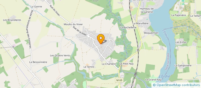 localisation de l'entreprise SCCV PALMIROC à SUCE-SUR-ERDRE