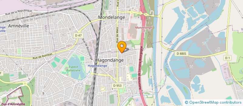 localisation de l'entreprise SCCV PARISS à HAGONDANGE