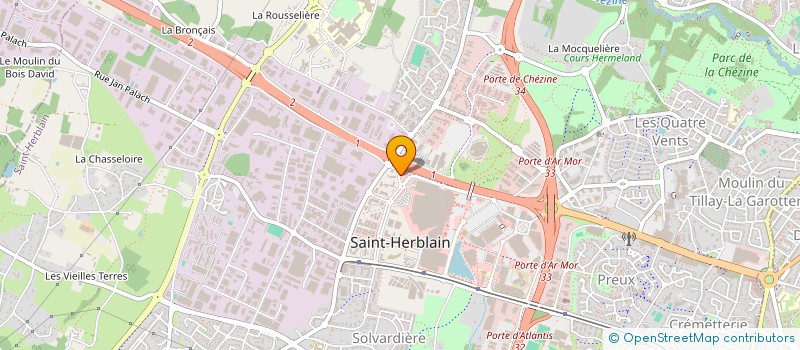 localisation de l'entreprise SCCV PARMENTIER à SAINT-HERBLAIN